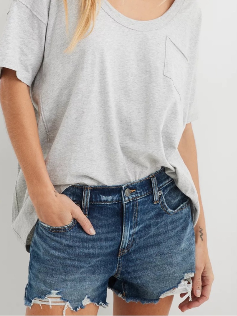 Aerie Daydream Denim Short